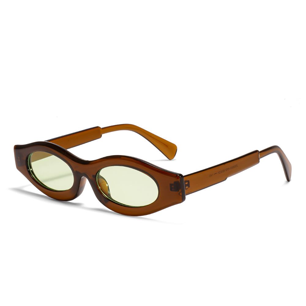 Lenstorm 3905 Neon Oval Sunglasses