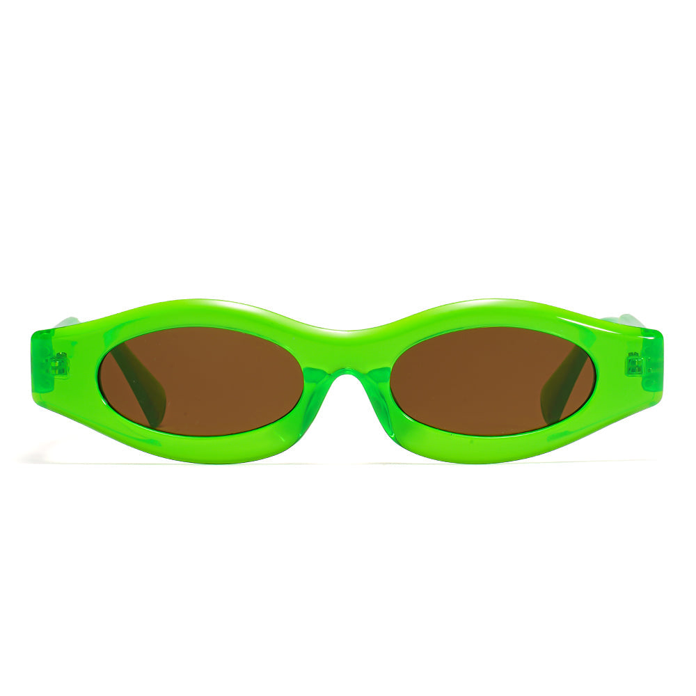 Lenstorm 3905 Neon Oval Sunglasses