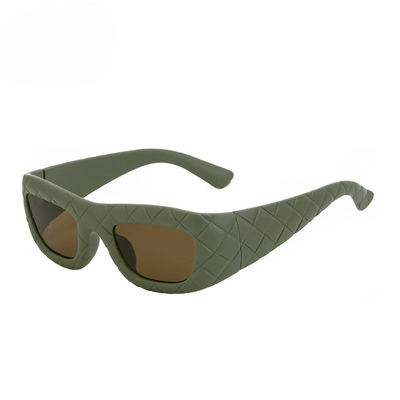 Lenstorm 68268 Unique High-End Woven Frame Sunglasses