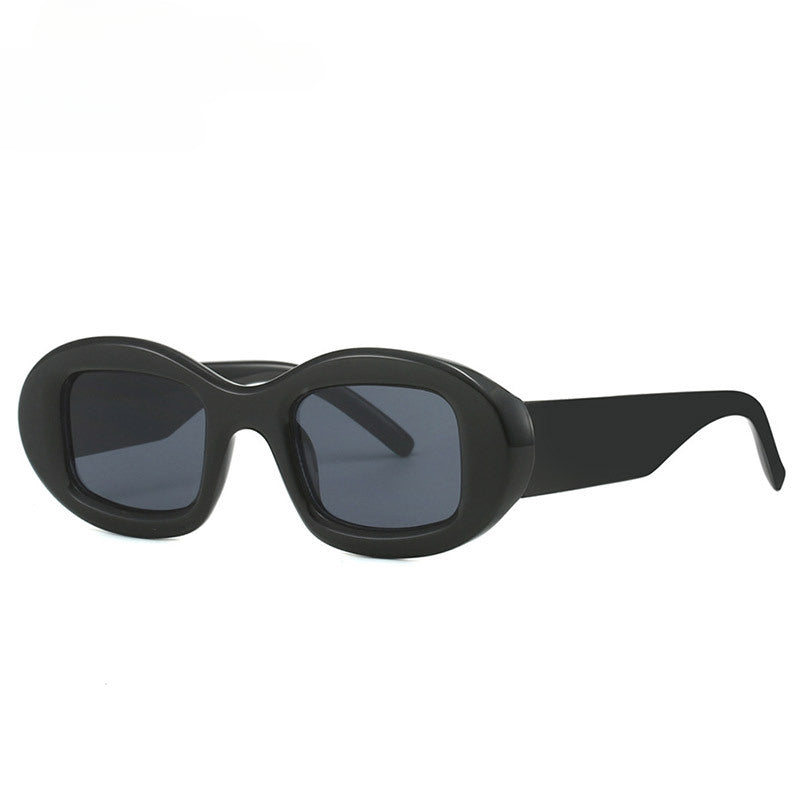 Lenstorm 2726 Oval Frame PC Street Style Trendy Sunglasses