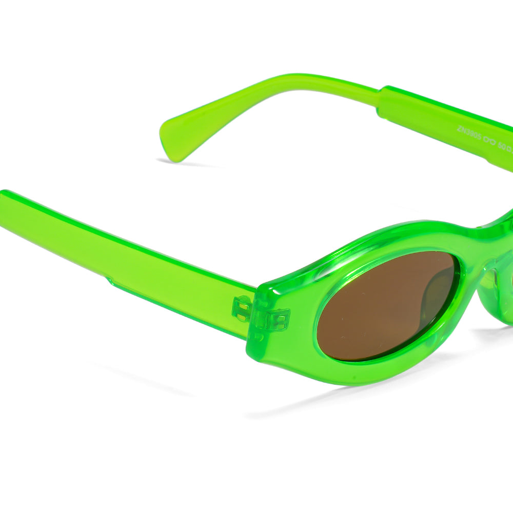 Lenstorm 3905 Neon Oval Sunglasses
