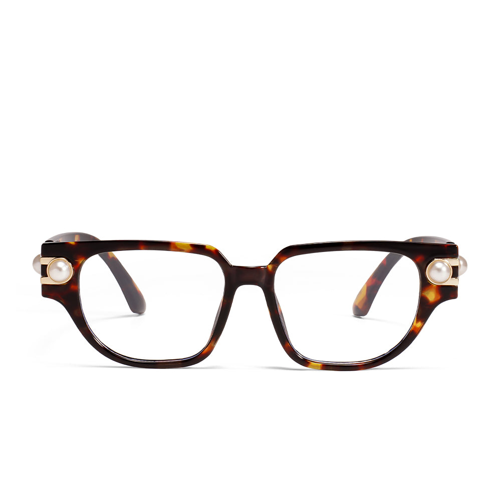 Lenstorm W68243 Retro Pearl Accent Glasses