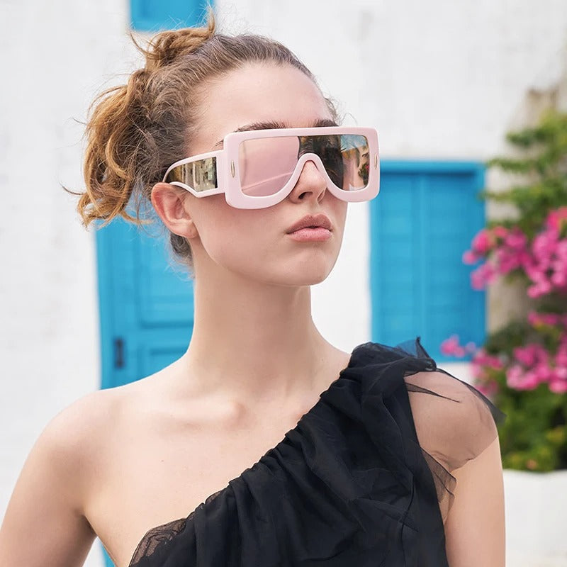 Lenstorm T1023 Futuristic Integrated Outdoor Sunglasses