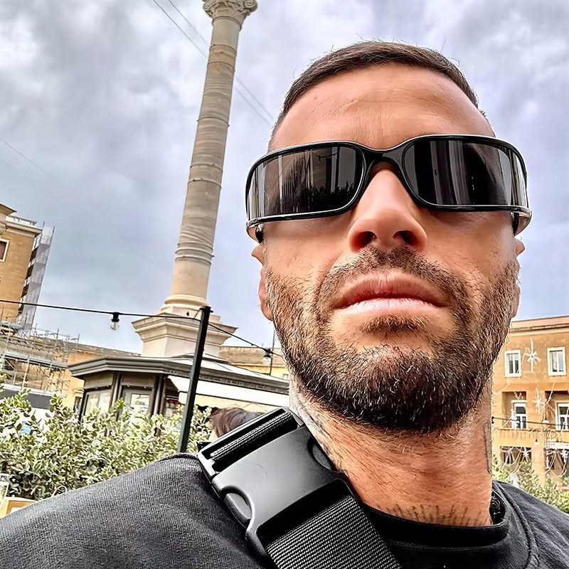 Lenstorm TB124 Y2K Wrap-Around Trendy Sunglasses