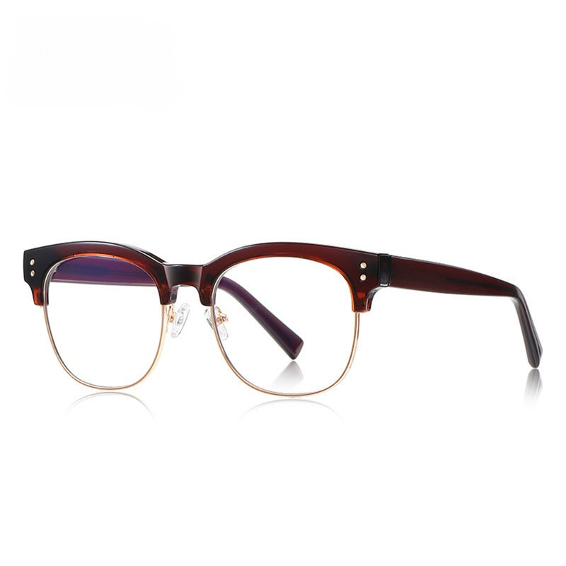 Lenstorm 2206 Half-Frame TR90 Fashion Blue Light Blocking Glasses