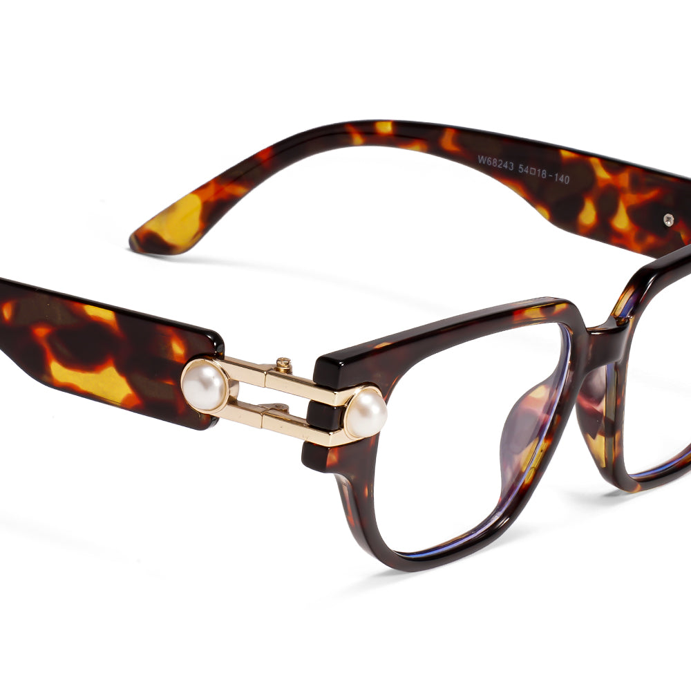 Lenstorm W68243 Retro Pearl Accent Glasses