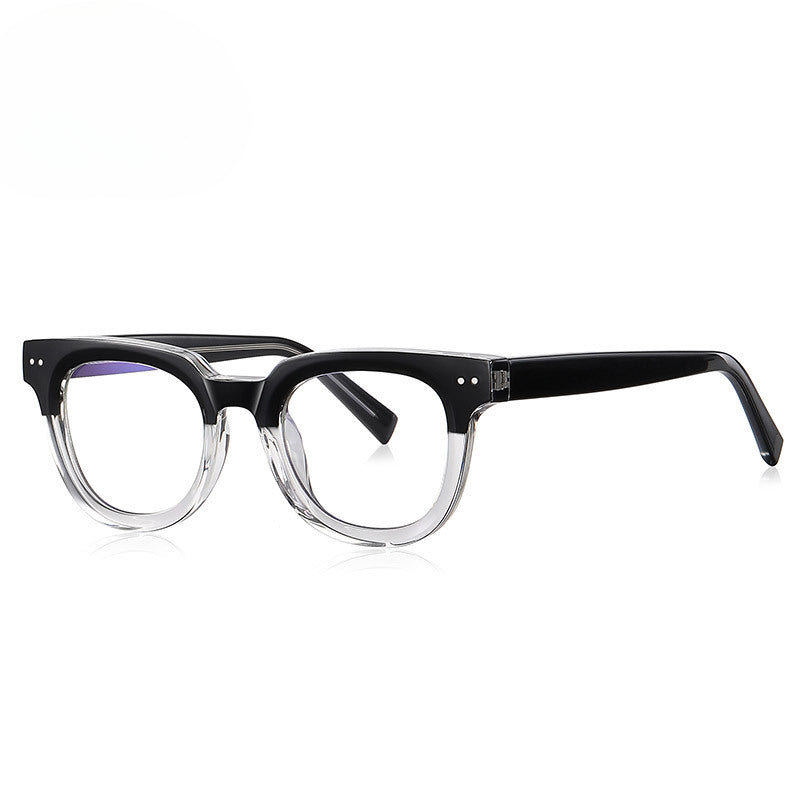 Lenstorm 2120 TR90-Inspired Rivet Blue Light Blocking Glasses Frame