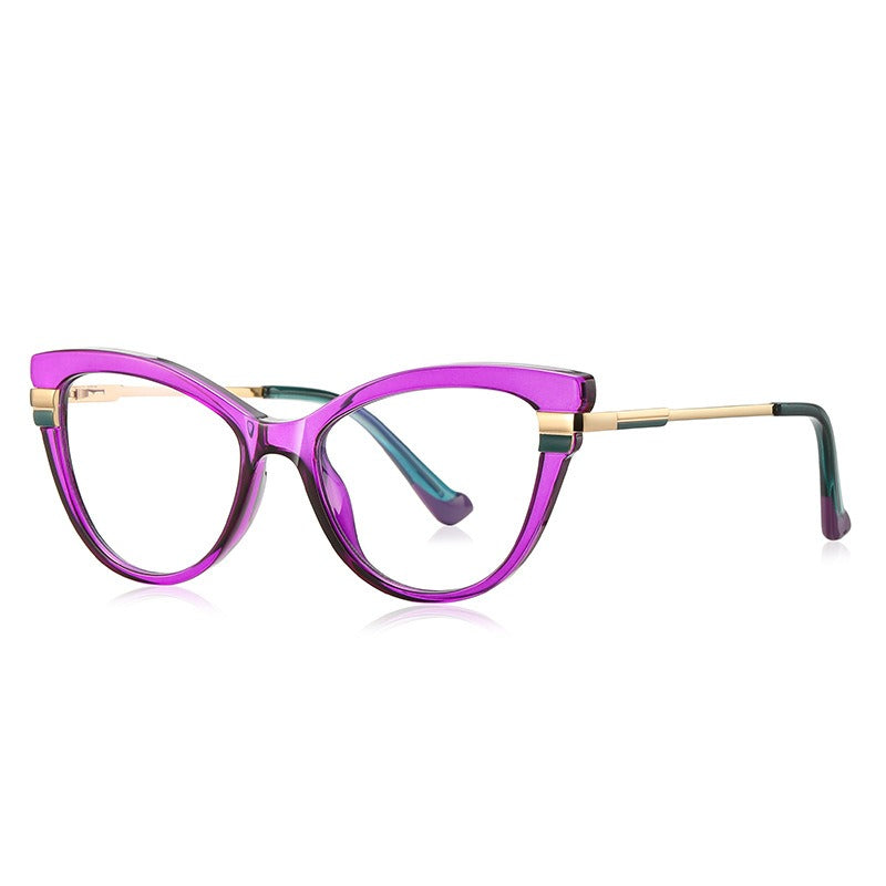 Lenstorm 2113 Crystal Cat Eye Glasses