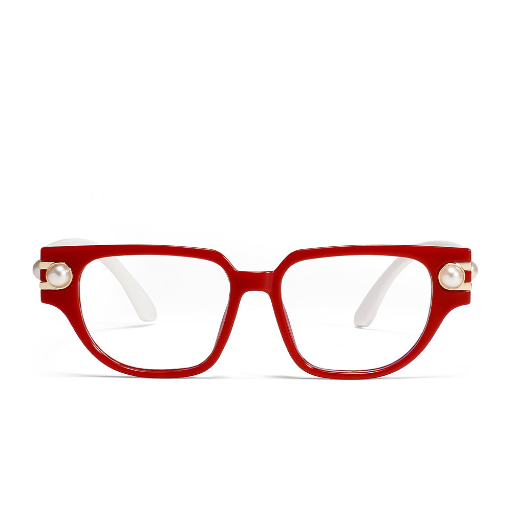 Lenstorm W68243 Retro Pearl Accent Glasses