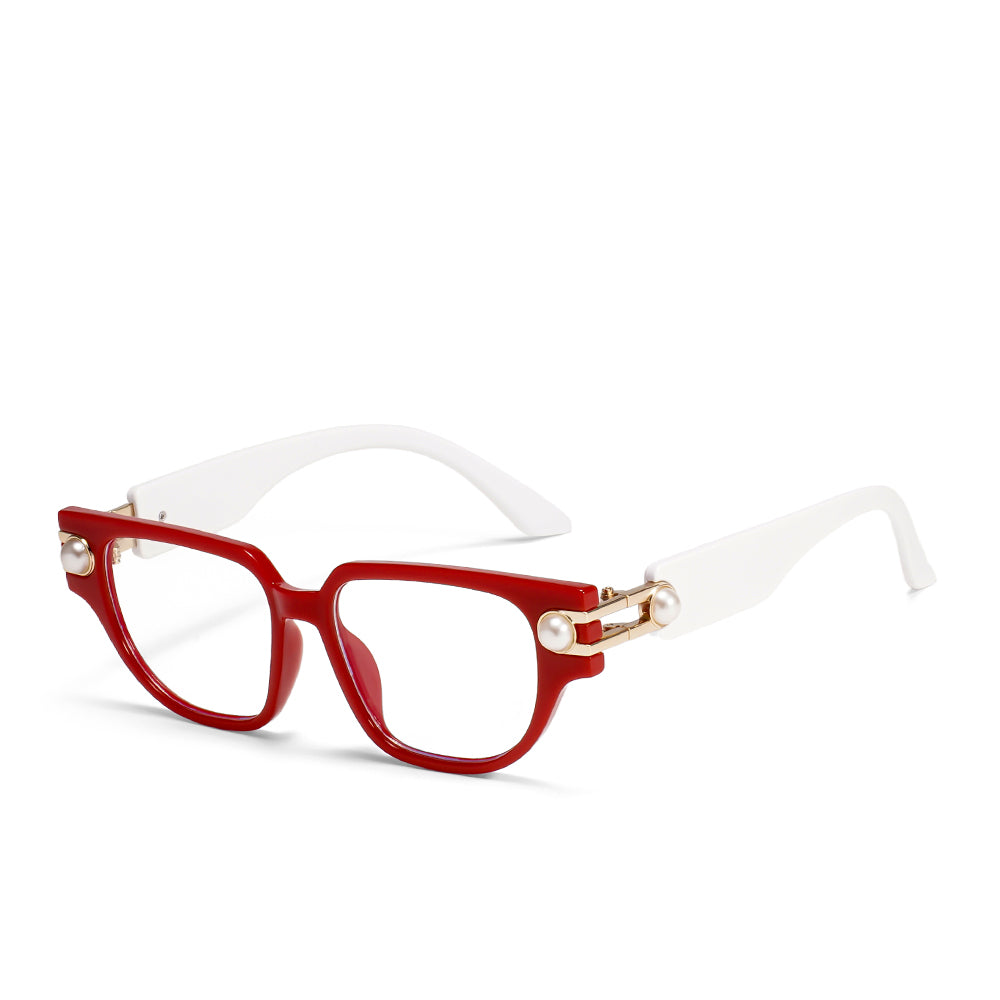 Lenstorm W68243 Retro Pearl Accent Glasses