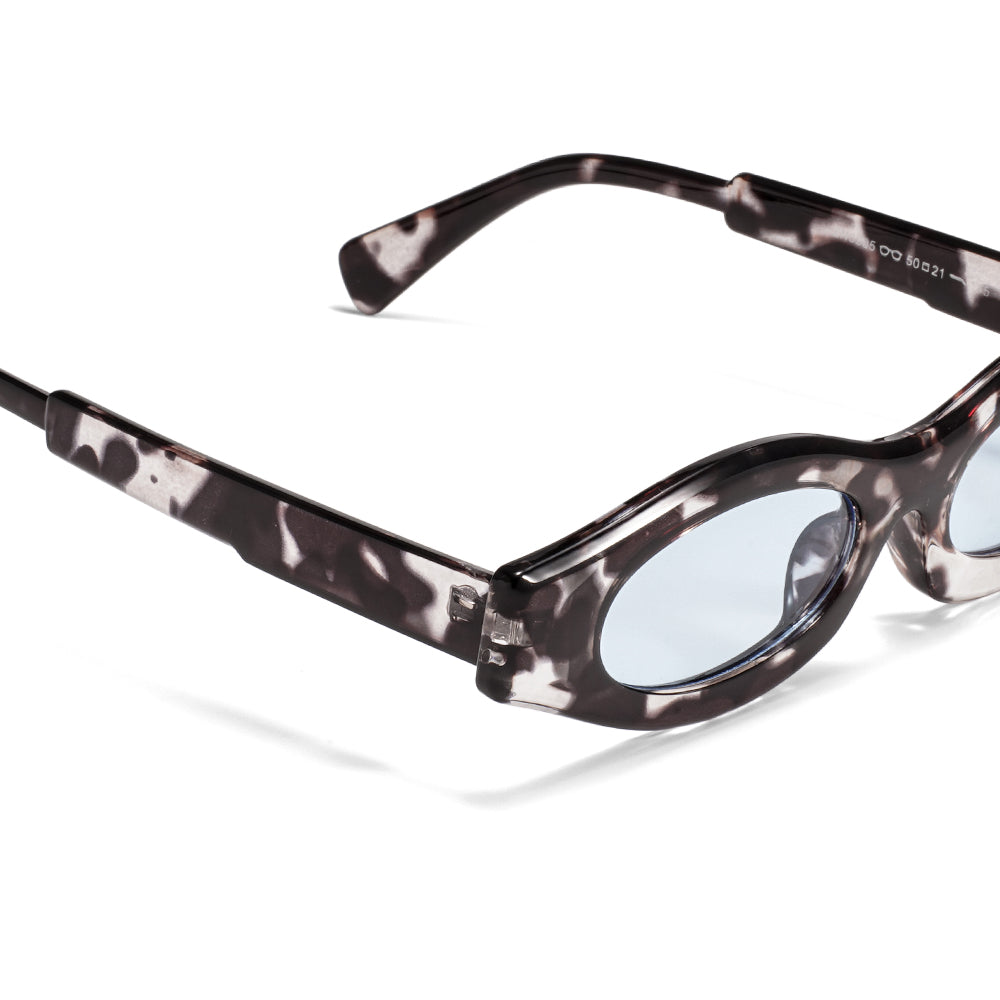 Lenstorm 3905 Neon Oval Sunglasses