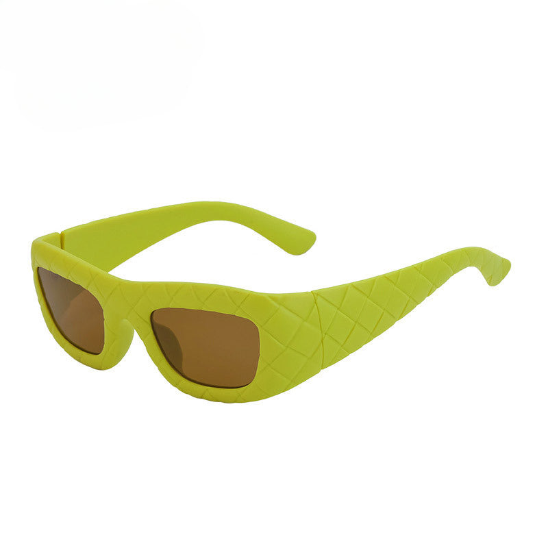 Lenstorm 68268 Unique High-End Woven Frame Sunglasses