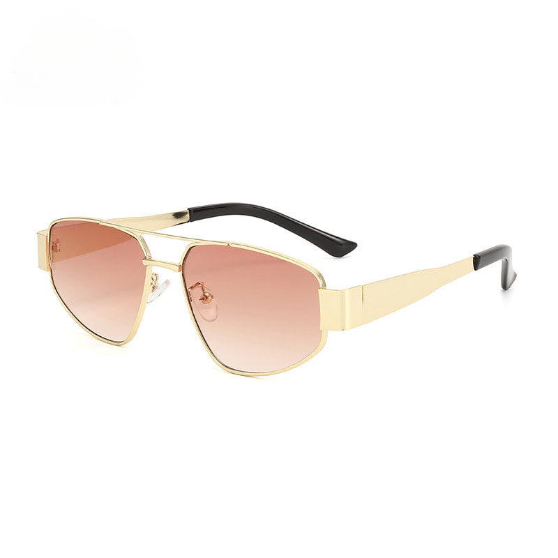 Lenstorm T1187 Metal Double Bridge Driving Sunglasses