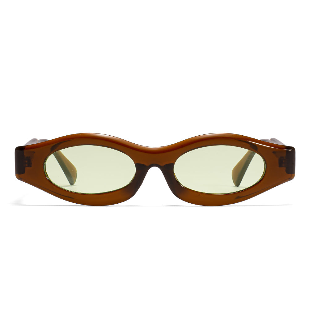 Lenstorm 3905 Neon Oval Sunglasses