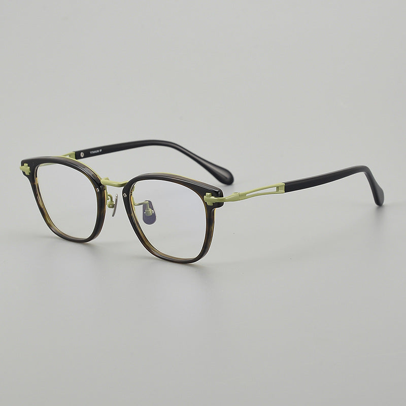 Lenstorm STRATUS Titanium Square Retro Optical Glasses Frame