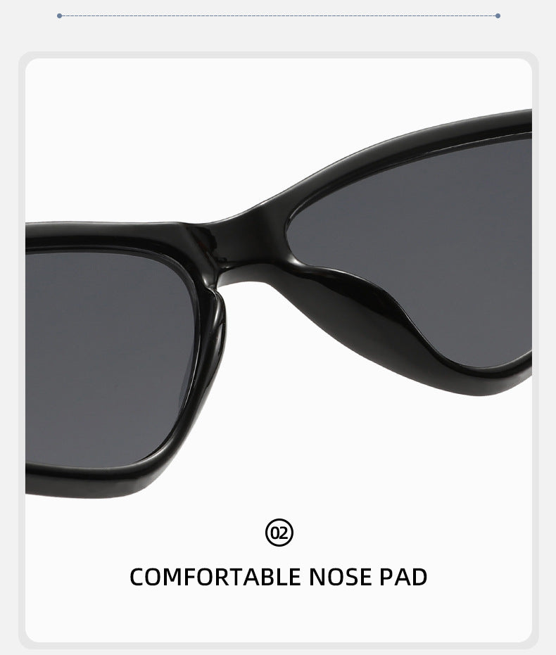 Lenstorm T1502 Cat Eye Unique Retro-Chic Fashion Sunglasses