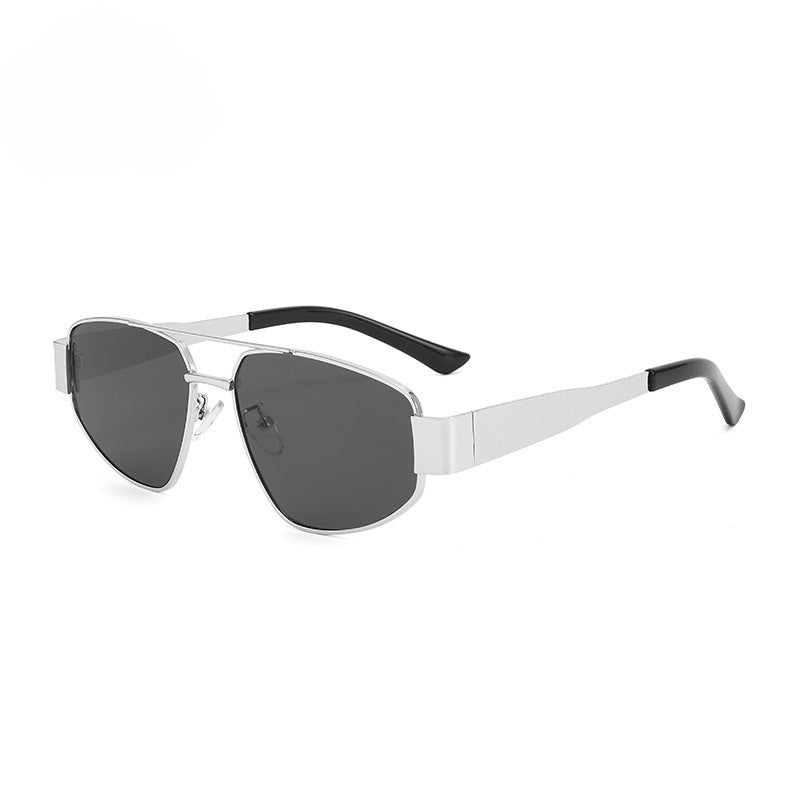 Lenstorm T1187 Metal Double Bridge Driving Sunglasses