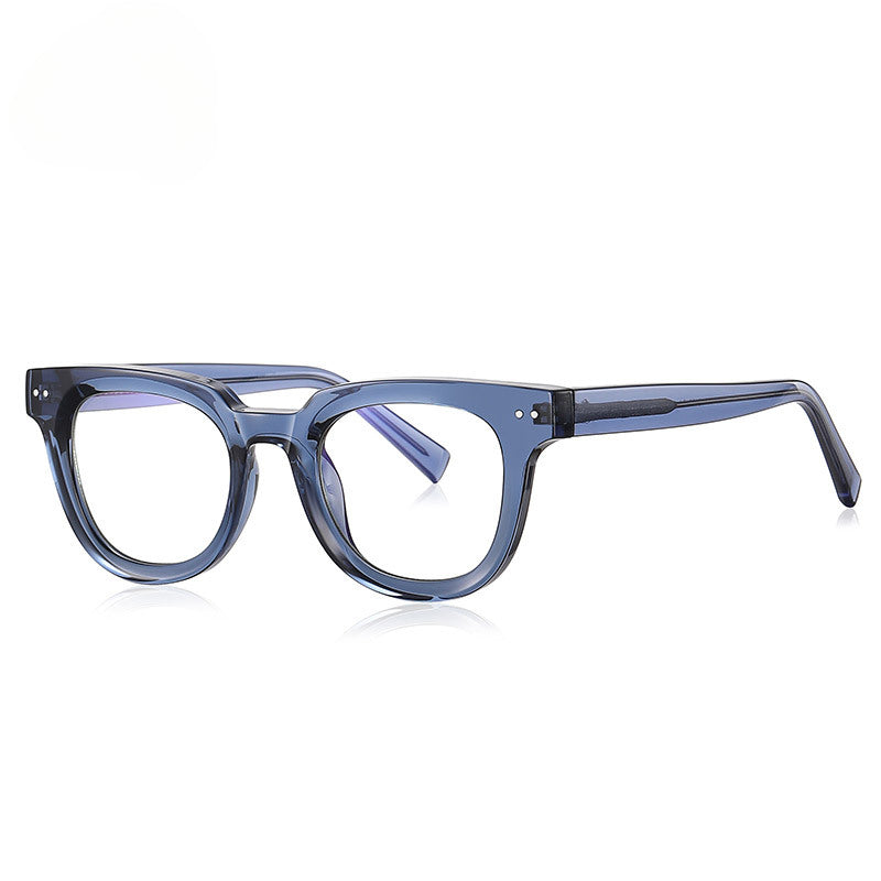 Lenstorm 2120 TR90-Inspired Rivet Blue Light Blocking Glasses Frame