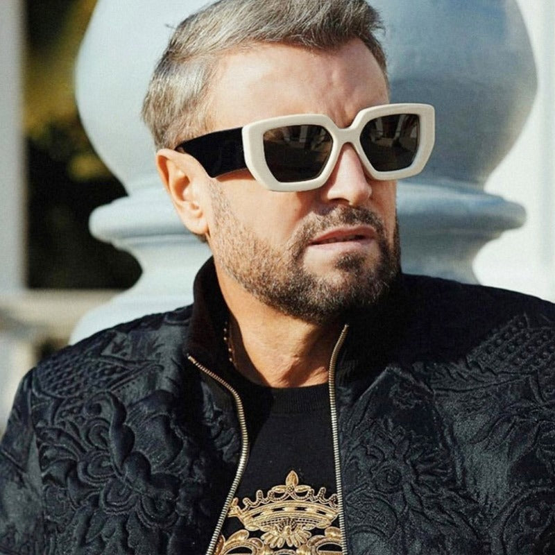 Lenstorm 6230 Fashion Thick-Frame Square Street Style Sunglasses