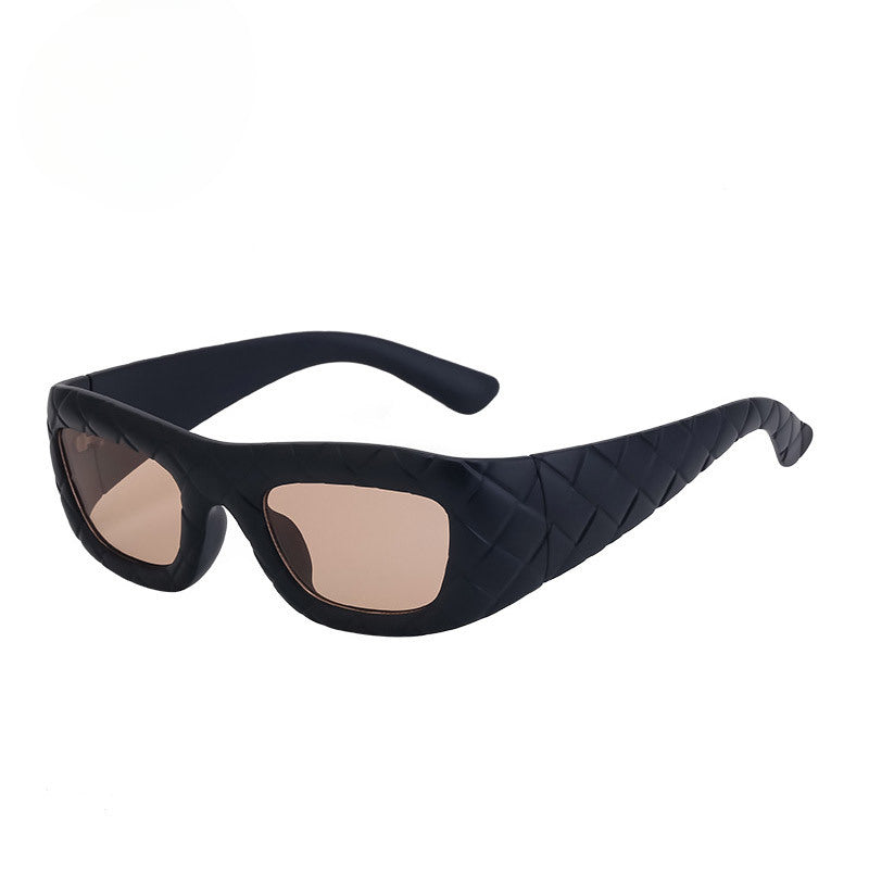 Lenstorm 68268 Unique High-End Woven Frame Sunglasses