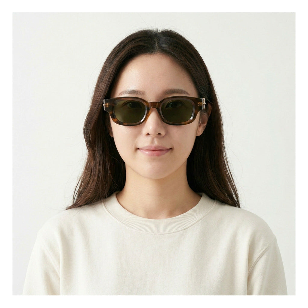 Lenstorm 10803 UV400 Designer - Style Bold Square Sunglasses