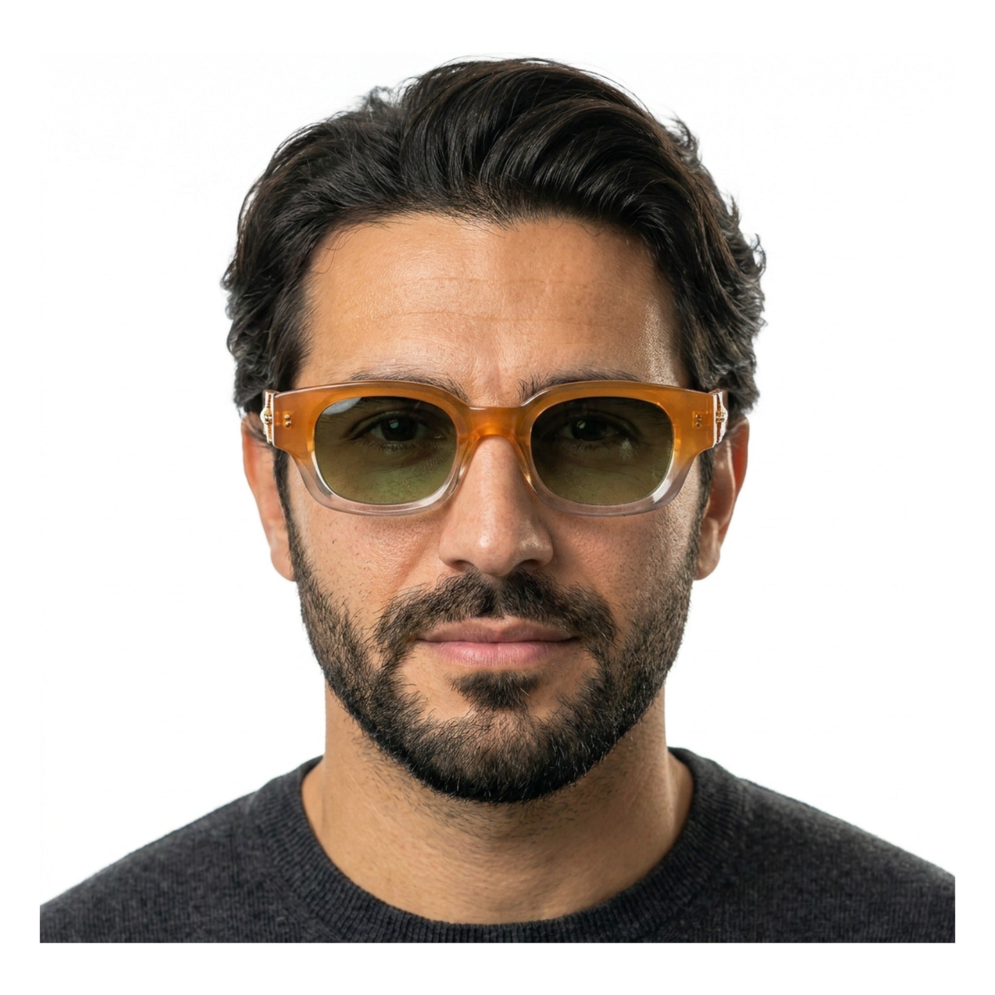 Lenstorm 10803 UV400 Designer - Style Bold Square Sunglasses