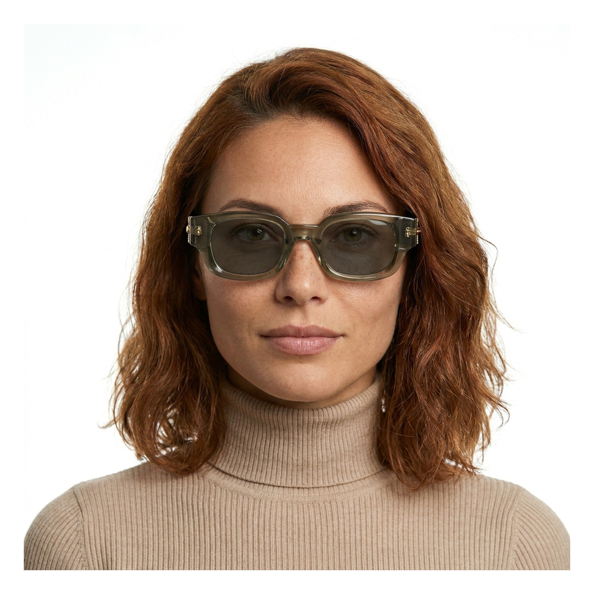 Lenstorm 10803 UV400 Designer - Style Bold Square Sunglasses