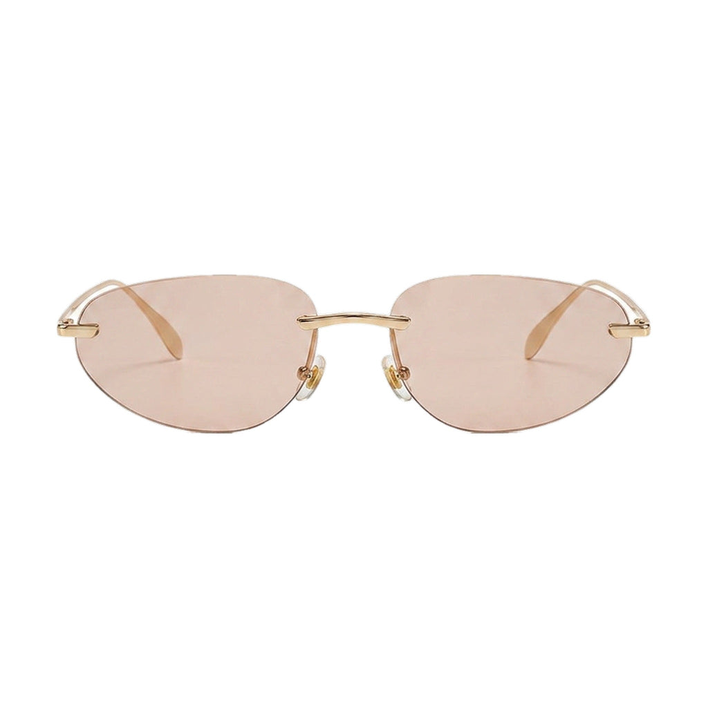 Lenstorm 1092 Futuristic Premium Rimless Sunglasses