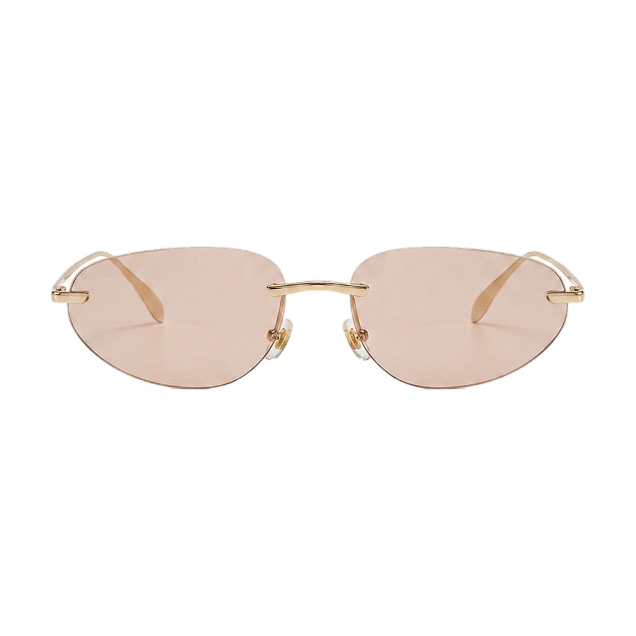 Lenstorm 1092 Futuristic Premium Rimless Sunglasses