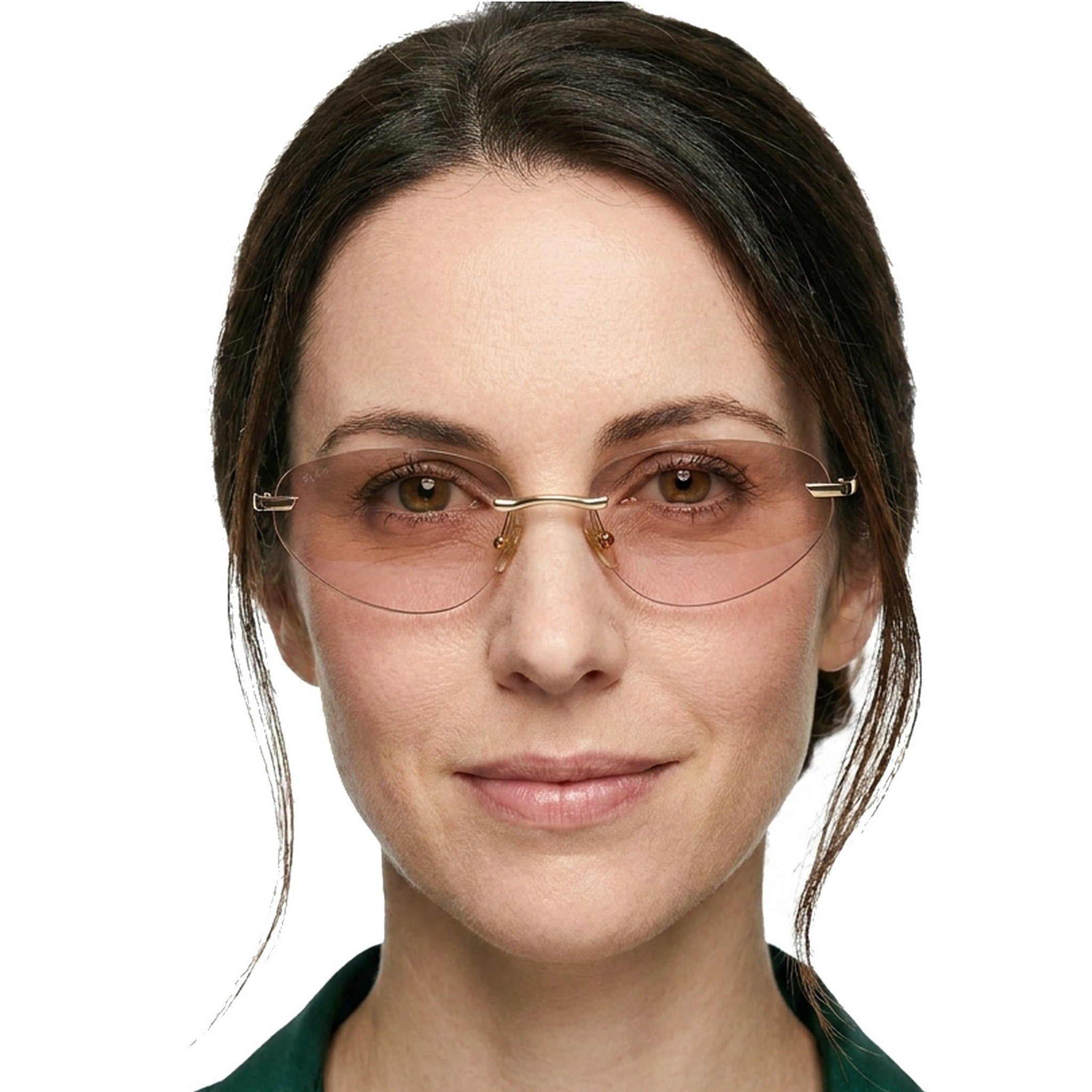 Lenstorm 1092 Futuristic Premium Rimless Sunglasses