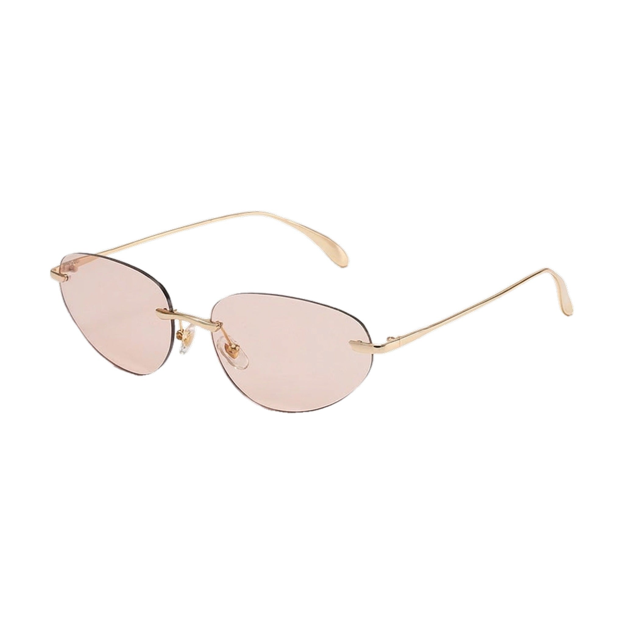 Lenstorm 1092 Futuristic Premium Rimless Sunglasses