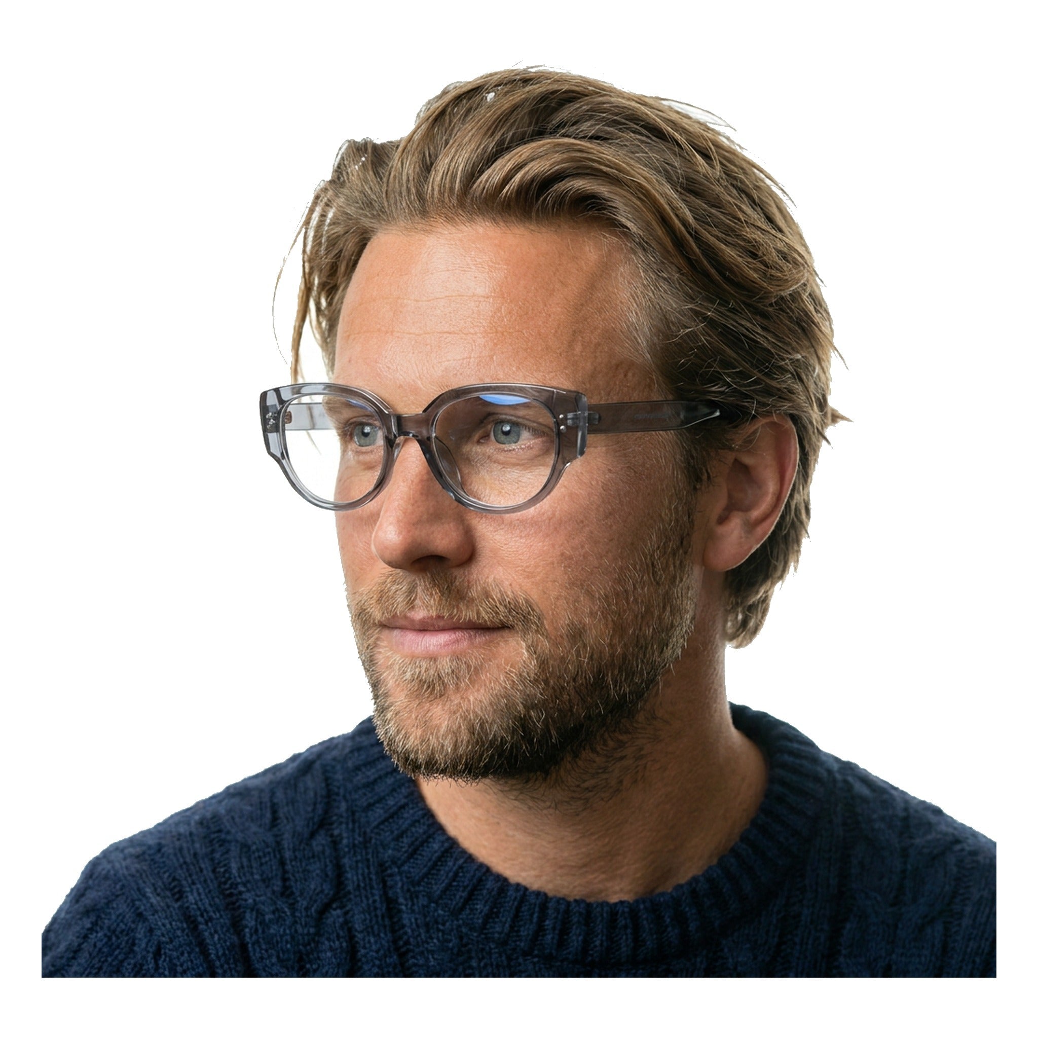 Lenstorm 1239 TR90 Blue Light Blocking Cat - eye Eyeglasses