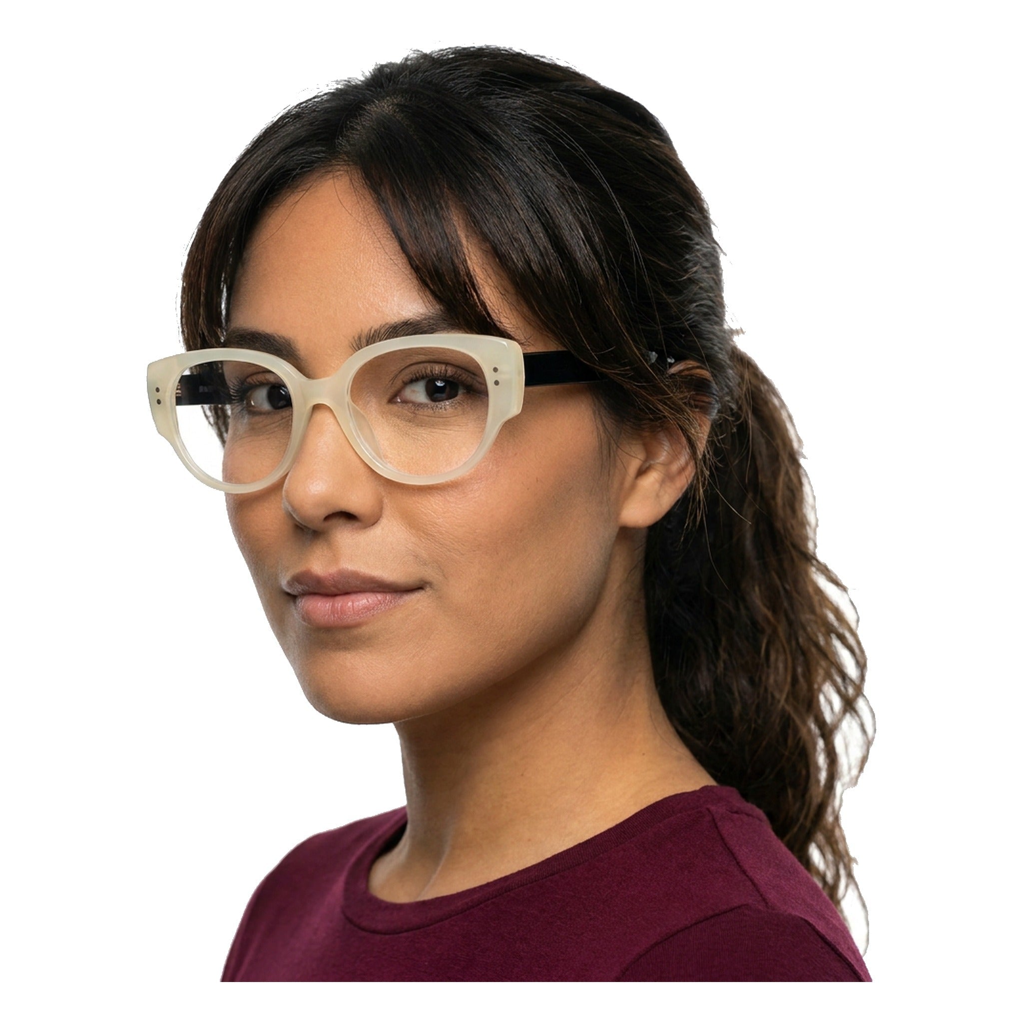 Lenstorm 1239 TR90 Blue Light Blocking Cat - eye Eyeglasses