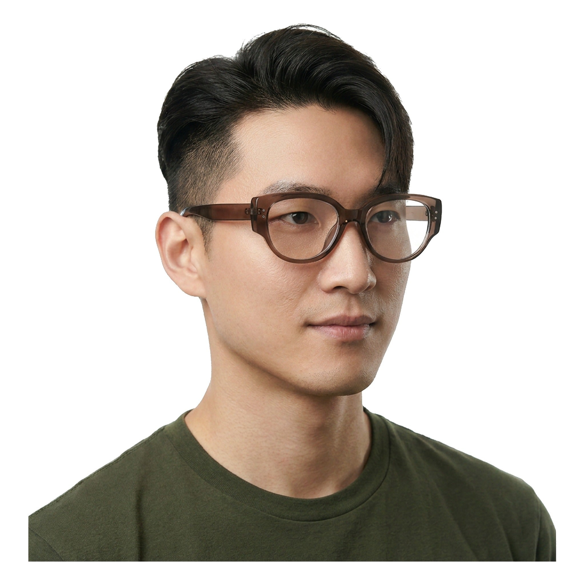 Lenstorm 1239 TR90 Blue Light Blocking Cat - eye Eyeglasses