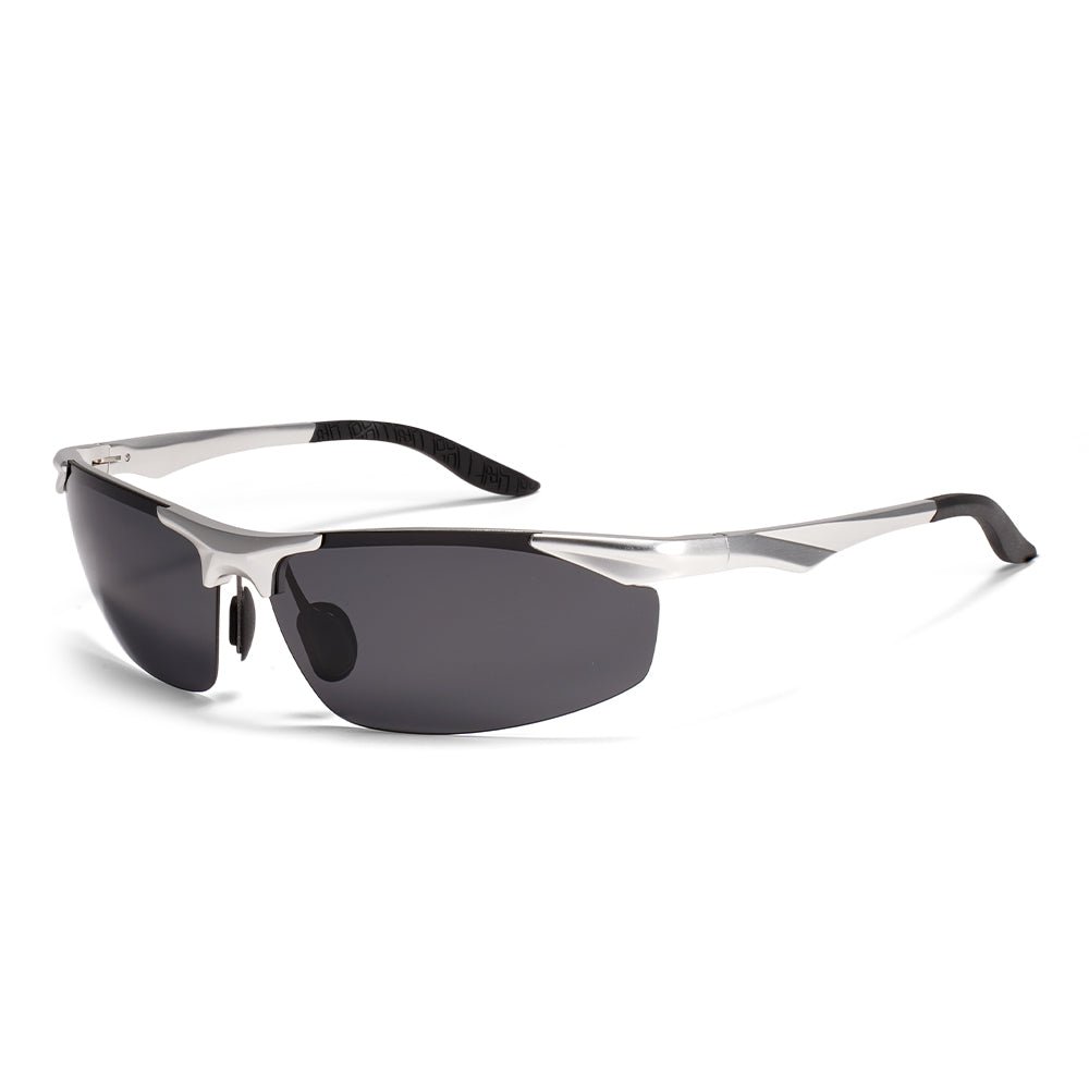 Lenstorm 2206 Half - Frame Aluminum - magnesium alloy sunglasses