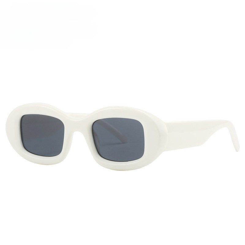 Lenstorm 2726 Oval Frame PC Street Style Trendy Sunglasses
