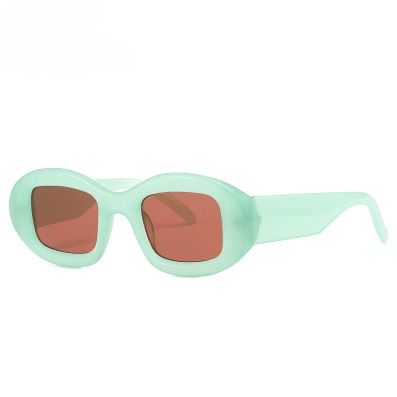 Lenstorm 2726 Oval Frame PC Street Style Trendy Sunglasses