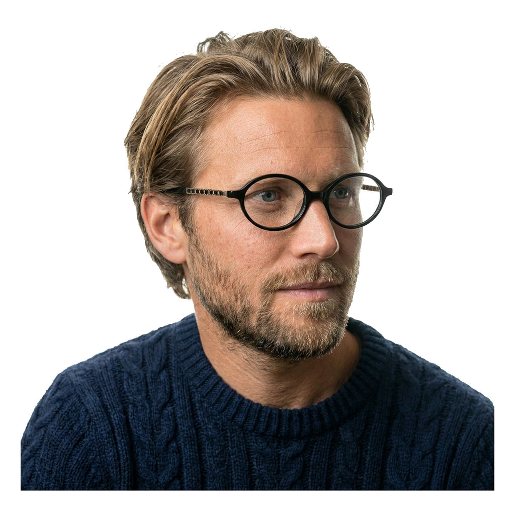 Lenstorm 3476 Chic Chain Oval Glasses