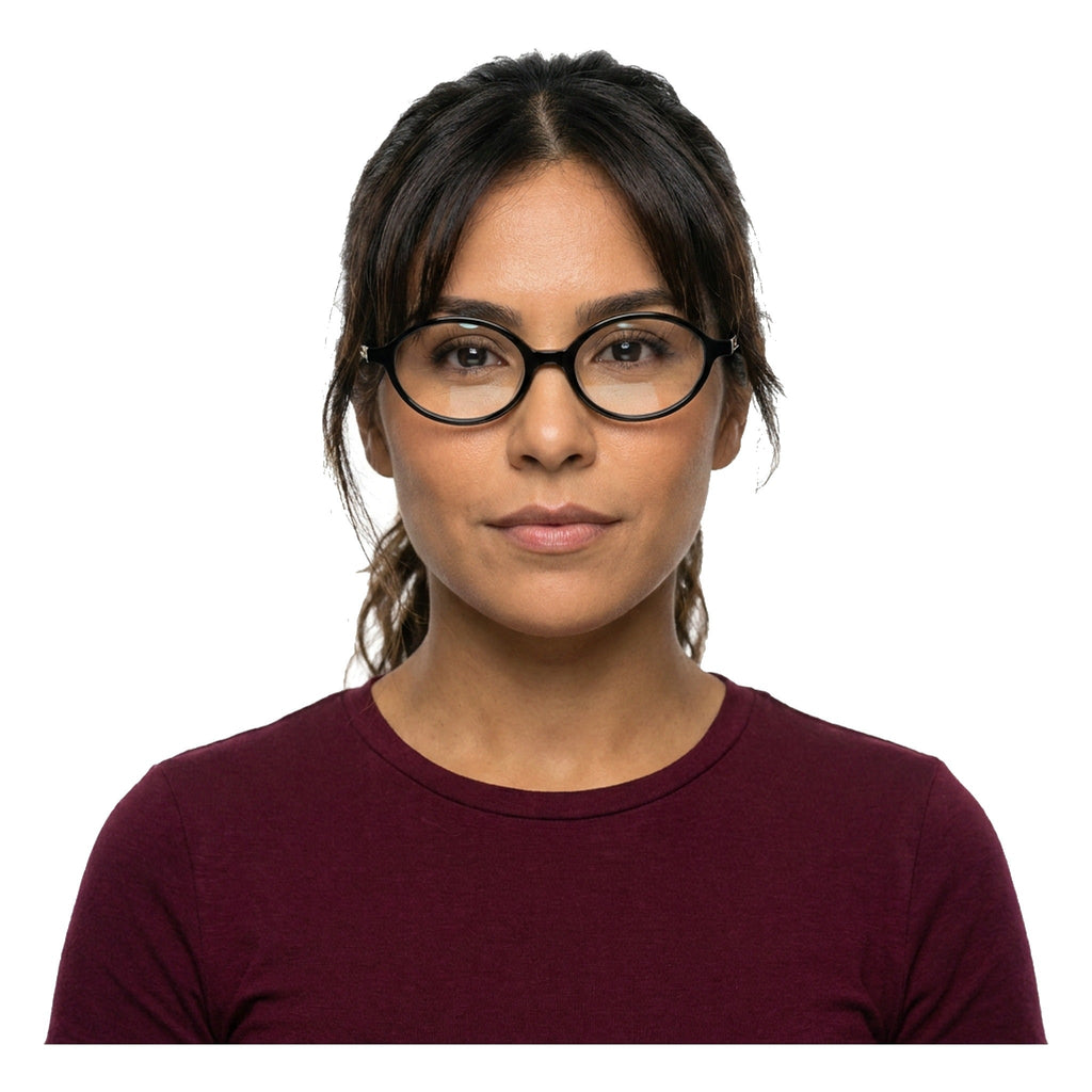 Lenstorm 3476 Chic Chain Oval Glasses