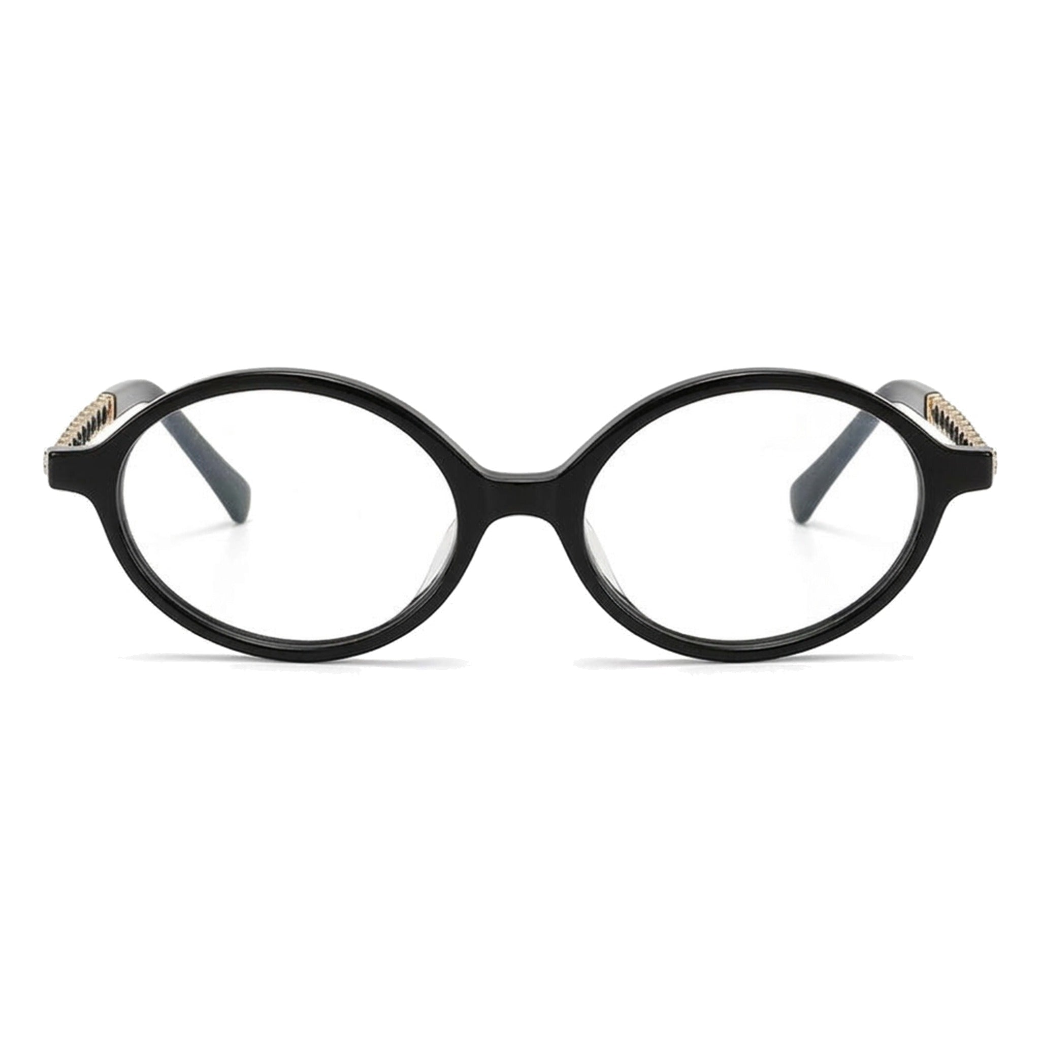 Lenstorm 3476 Chic Chain Oval Glasses
