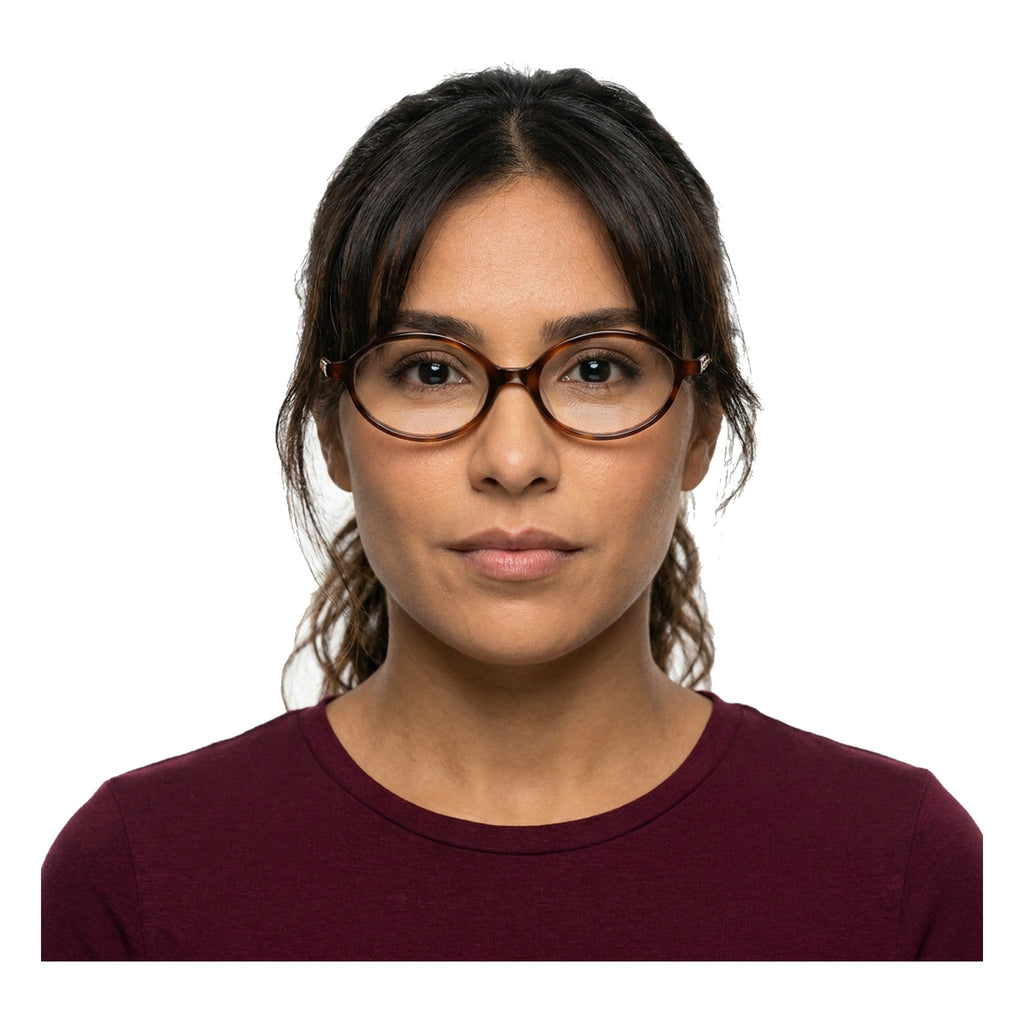 Lenstorm 3476 Chic Chain Oval Glasses