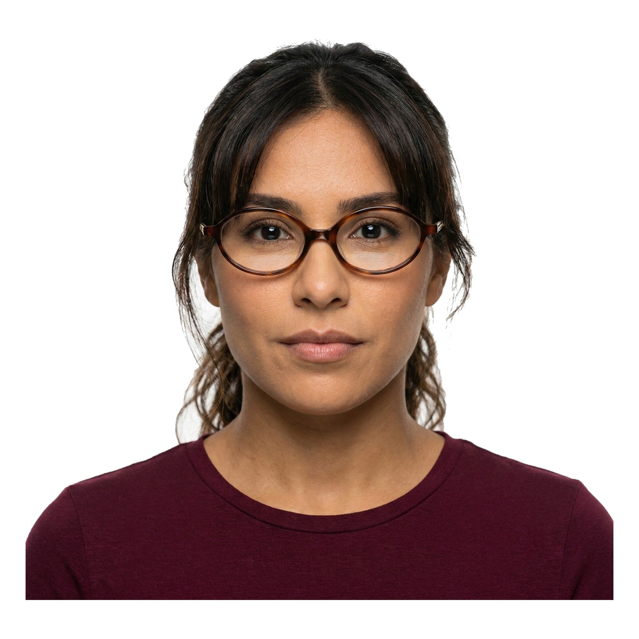Lenstorm 3476 Chic Chain Oval Glasses