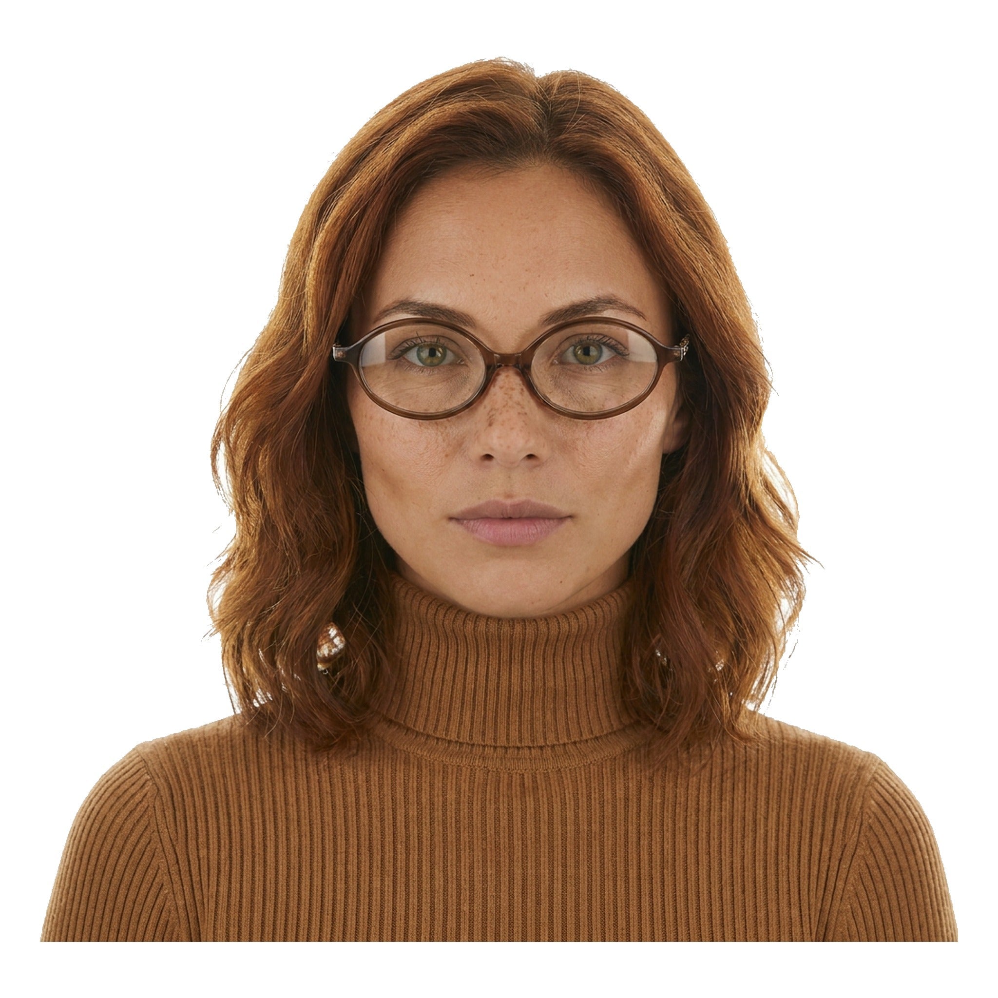 Lenstorm 3476 Chic Chain Oval Glasses