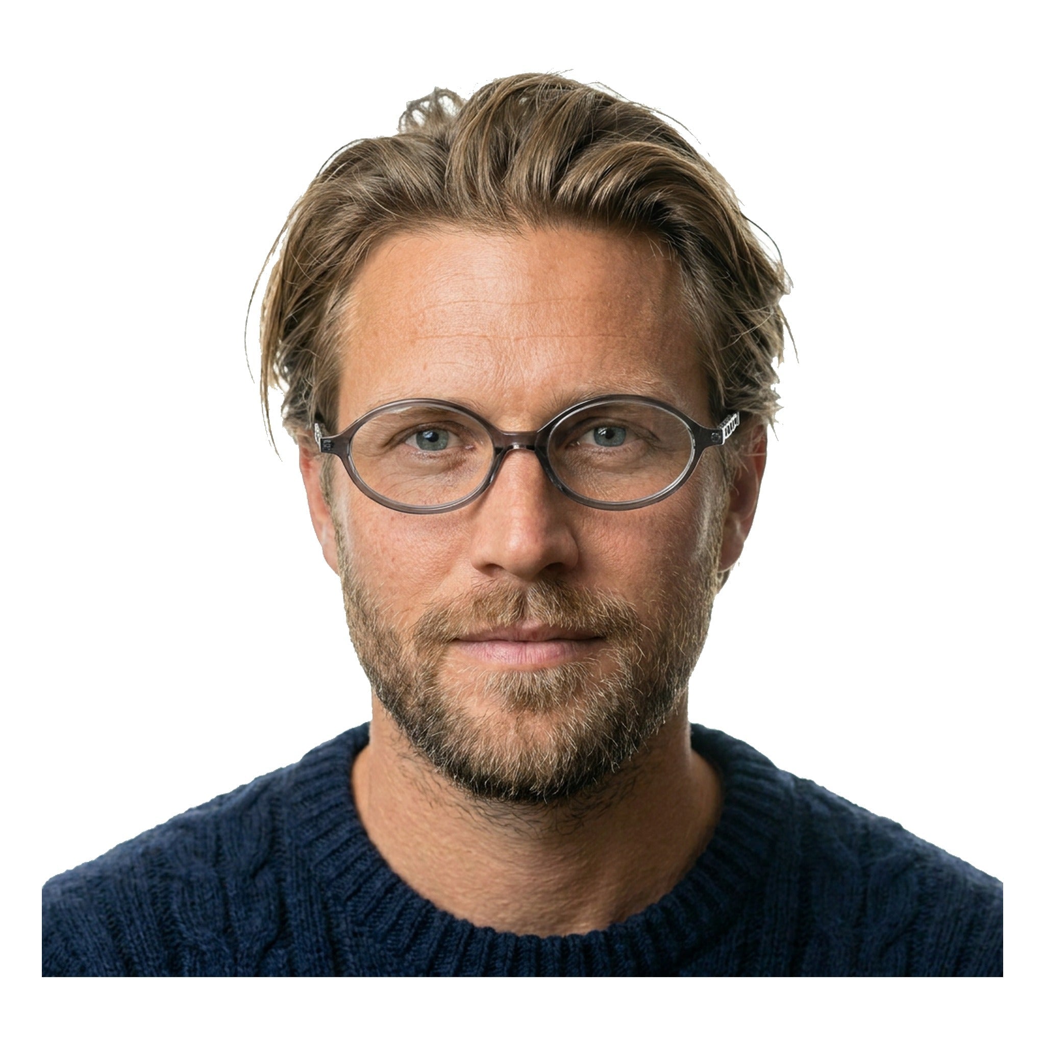 Lenstorm 3476 Chic Chain Oval Glasses