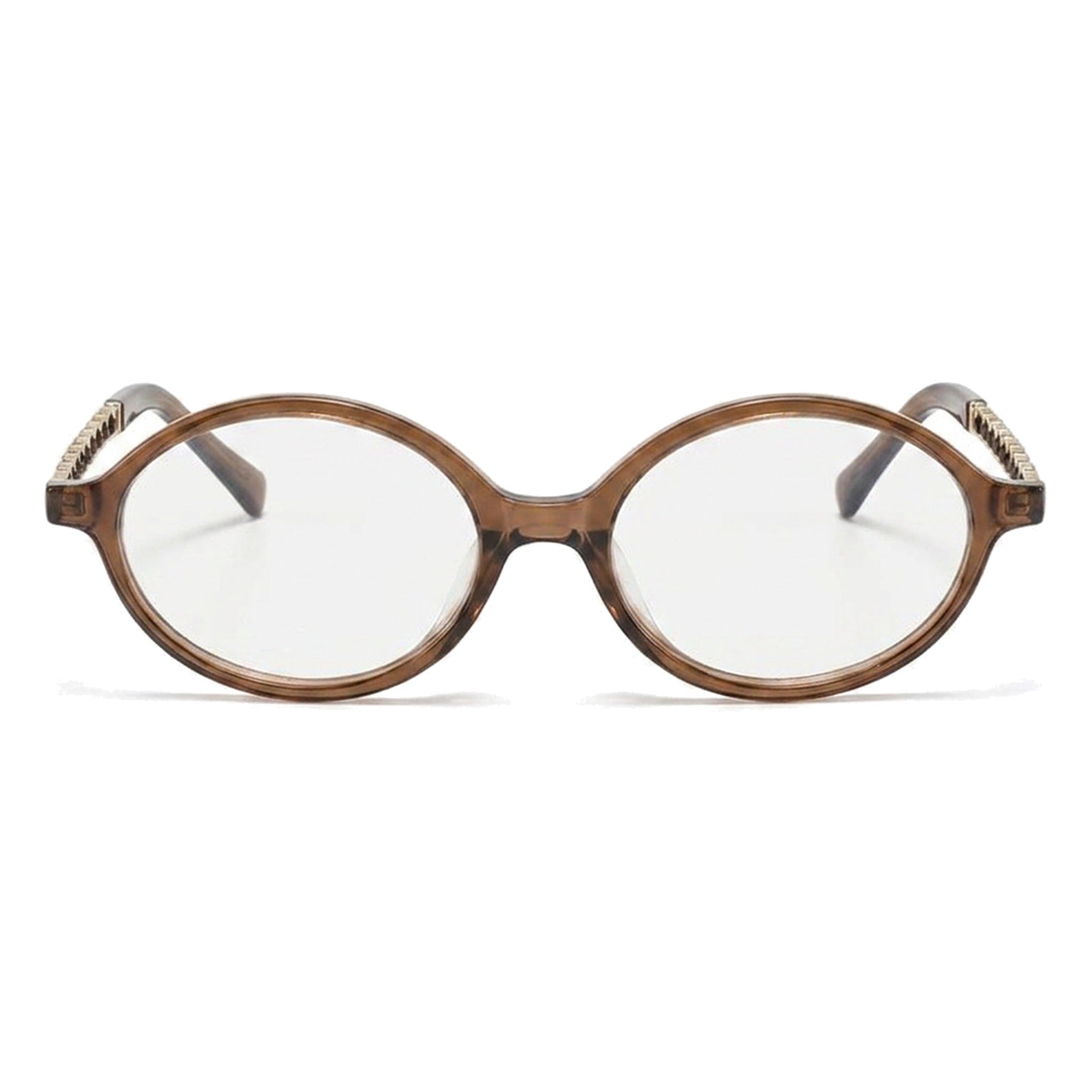 Lenstorm 3476 Chic Chain Oval Glasses