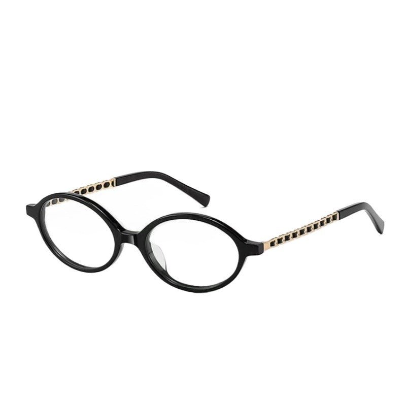 Lenstorm 3476 Chic Chain Oval Glasses