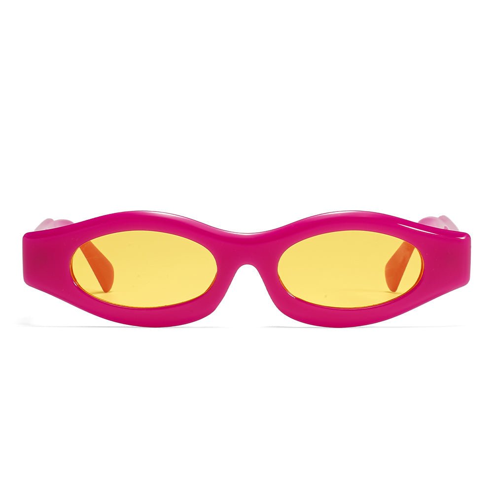 Lenstorm 3905 Neon Oval Sunglasses
