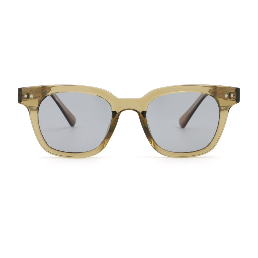 Lenstorm 66524 Matte Acetate Square Unisex Street Style Sunglasses