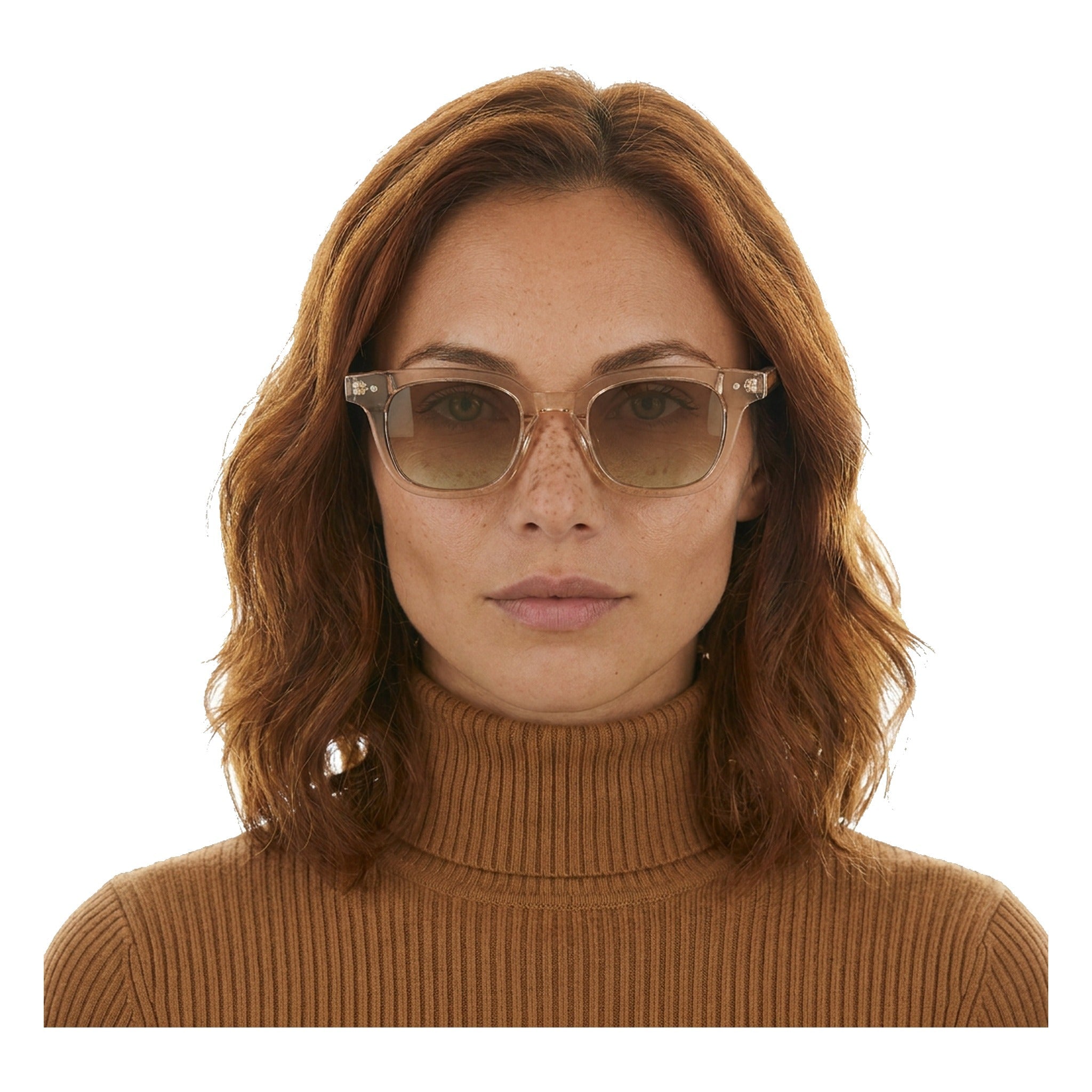 Lenstorm 66524 Matte Acetate Square Unisex Street Style Sunglasses