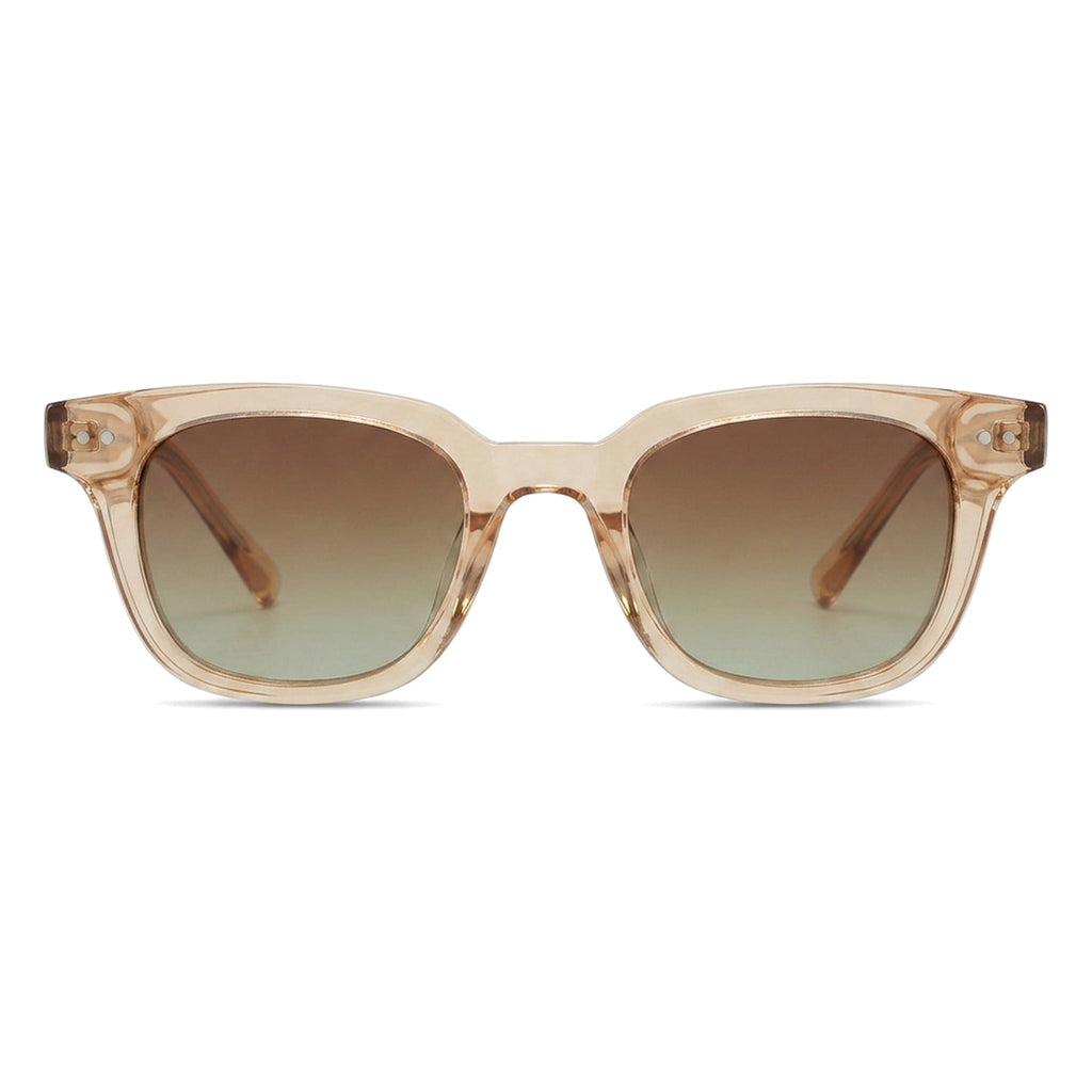 Lenstorm 66524 Matte Acetate Square Unisex Street Style Sunglasses